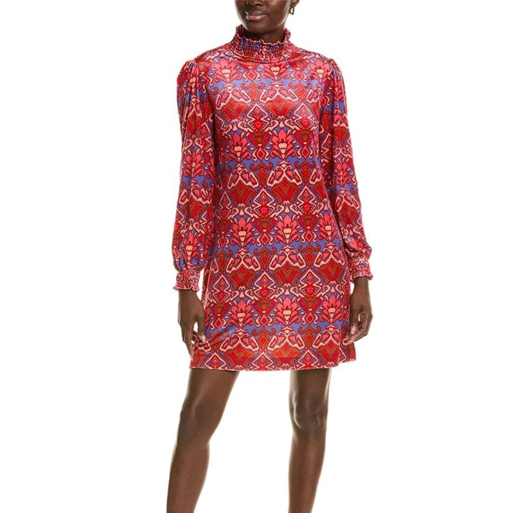 Tyler Boe Marni red Velvet Shift Dress New